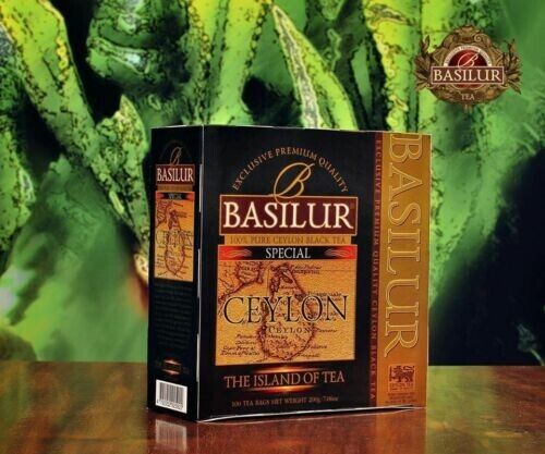 BASILUR INSEL DES TEE - TEEBEUTEL - ULBT - S &amp; T - SPEZIAL - 2g X 100 ST X 12 (200g)