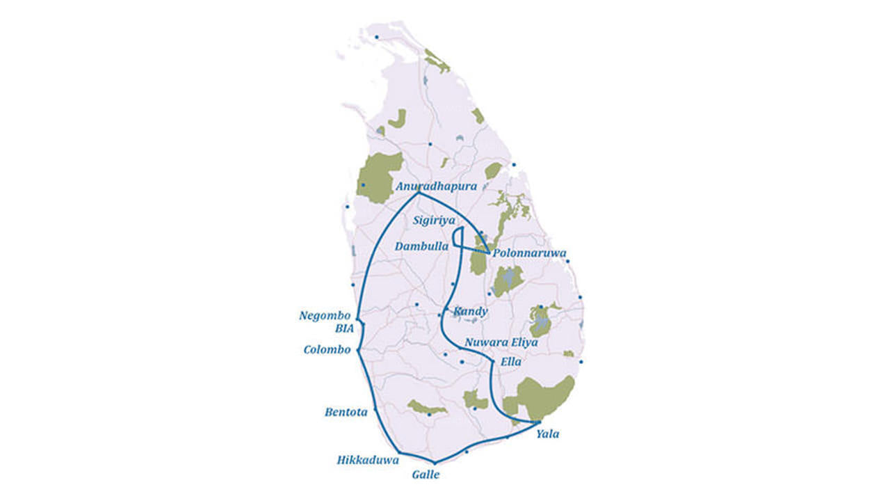 Königreiche von Ceylon (10 Tage)