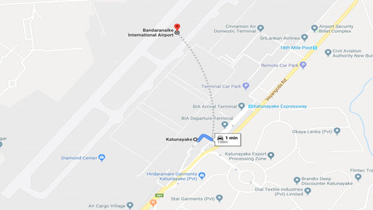 Privater Transfer von Katunayake City zum Flughafen Colombo (CMB).