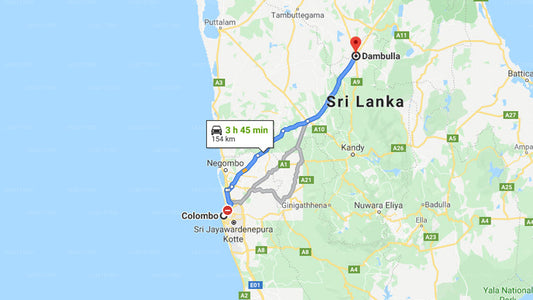 Privater Transfer von Colombo City nach Dambulla City