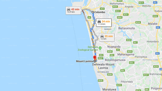 Privater Transfer von Colombo City nach Mount Lavinia City
