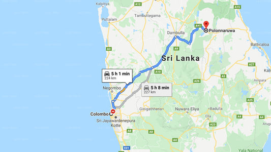 Privater Transfer von Colombo City nach Polonnaruwa City