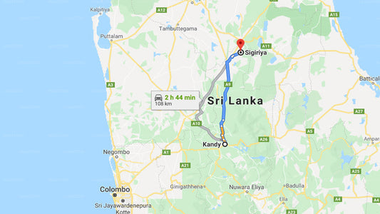 Privater Transfer von Kandy City nach Sigiriya City