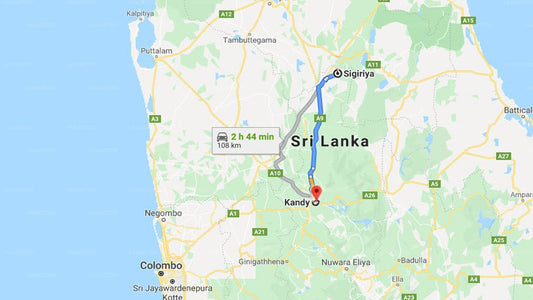 Privater Transfer von Sigiriya City nach Kandy City