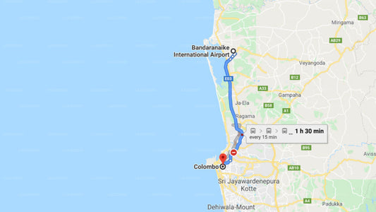 Transfer zwischen dem Flughafen Colombo (CMB) und dem Cinnamon Grand, Colombo