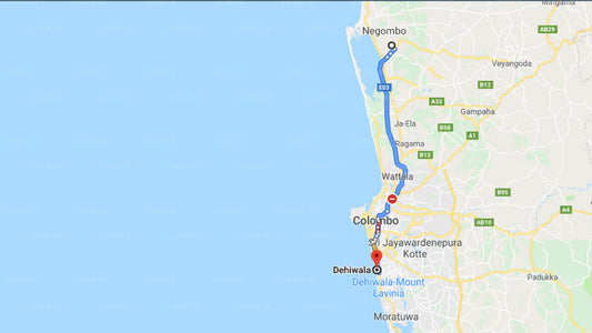 Transfer zwischen dem Flughafen Colombo (CMB) und dem Concord Grand Hotel, Dehiwala