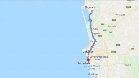 Transfer zwischen dem Flughafen Colombo (CMB) und Vesta Village, Dehiwala