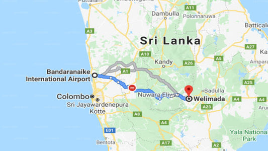 Transfer zwischen dem Flughafen Colombo (CMB) und dem Surrey Bird Sanctuary and Holiday Resort, Welimada