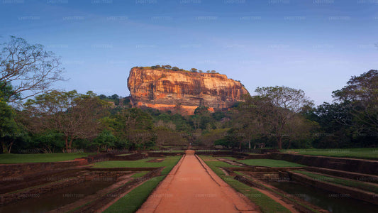 Antike Stadt und Landschaft von Sigiriya aus Kandy