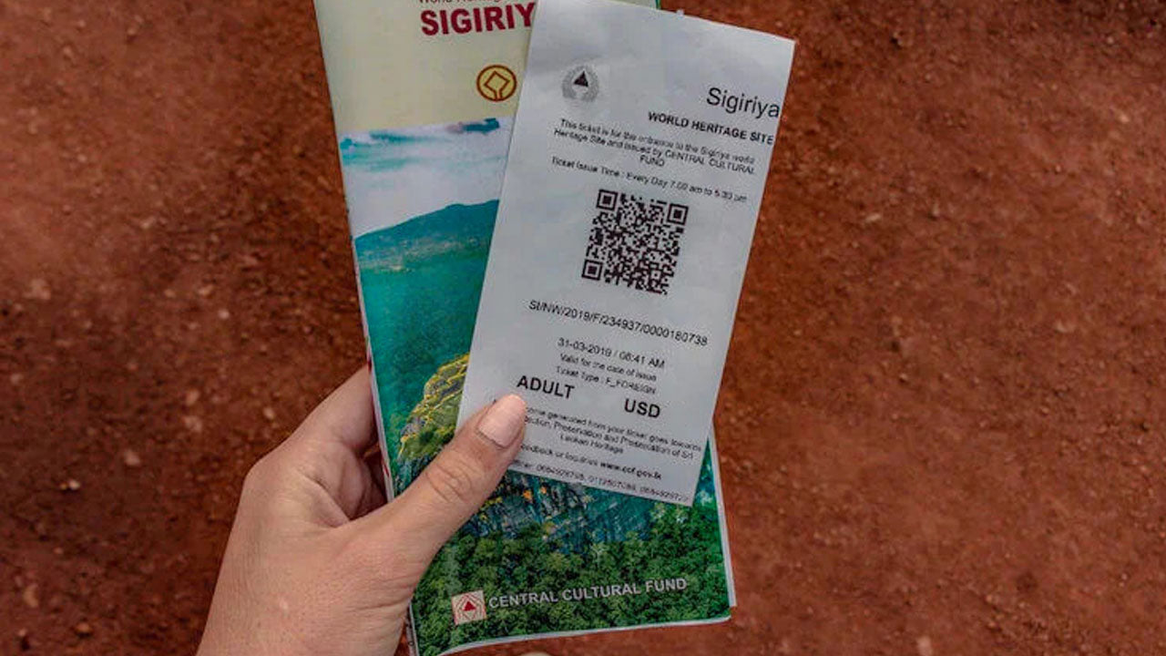 Sigiriya-Eintrittskarte