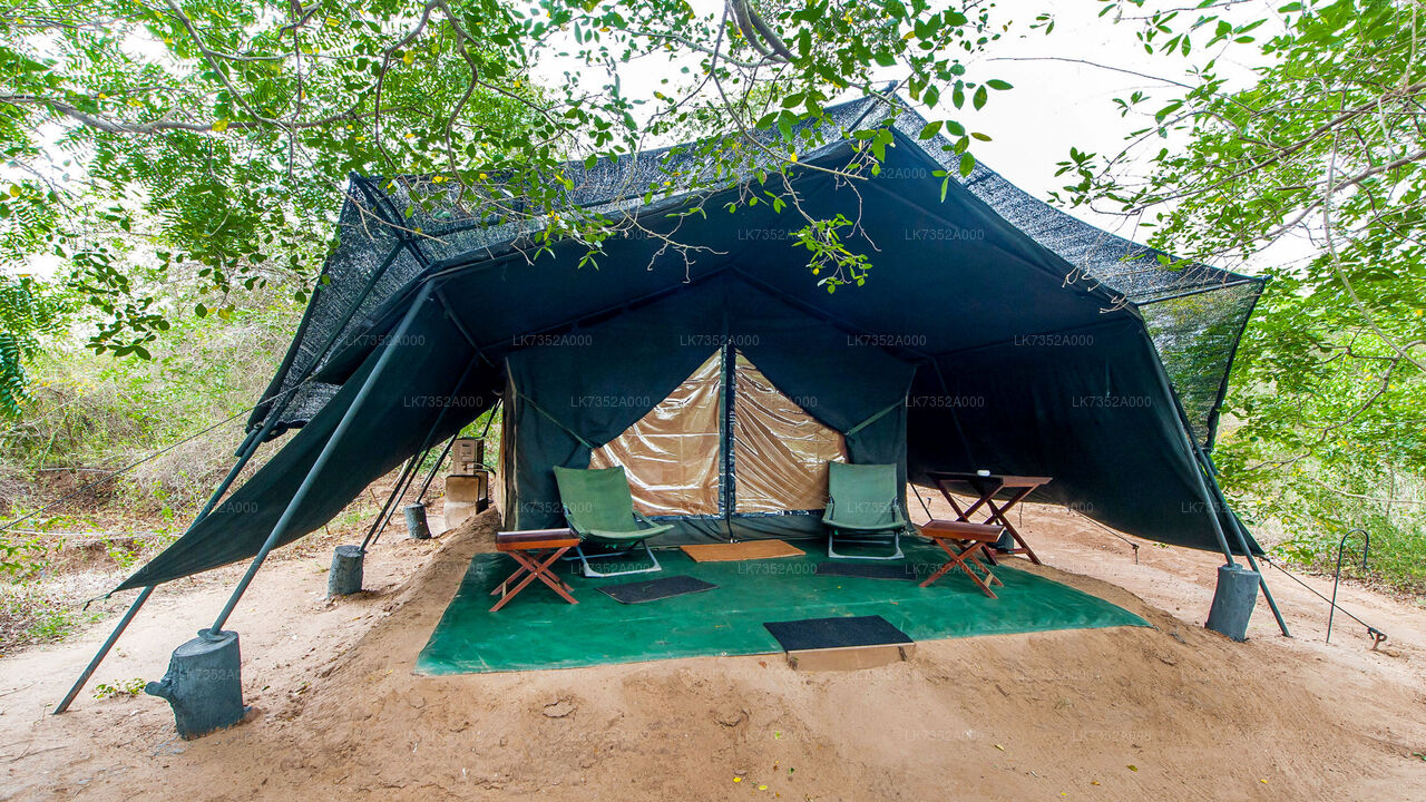 Zelten im Wilpattu-Nationalpark