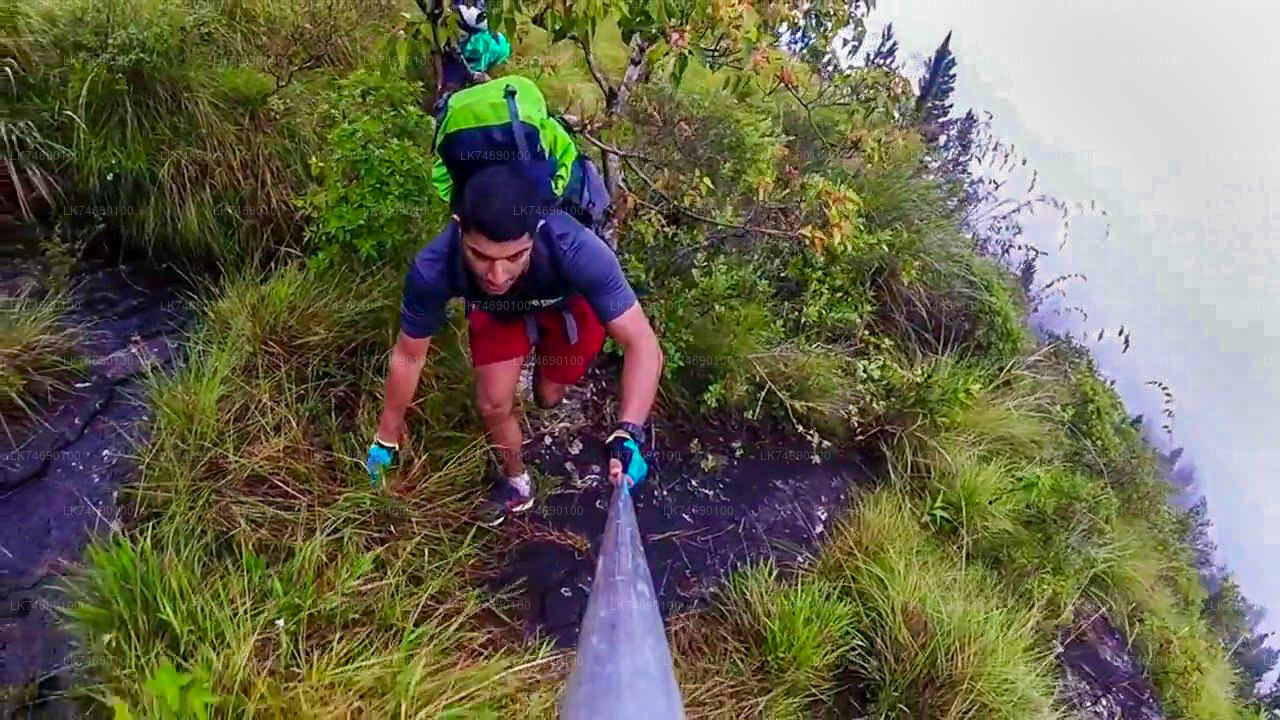 Wanderung zum Danigala Circular Rock von Mahiyanganaya aus