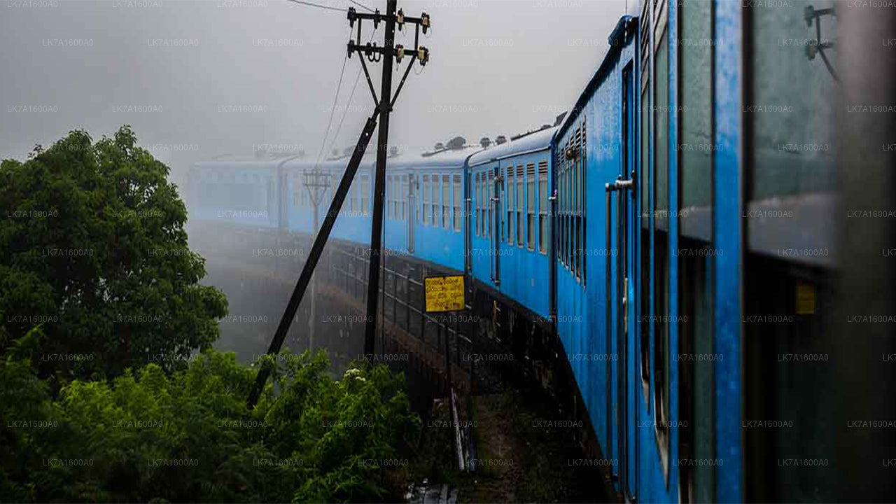 Fahrt mit dem Zug von Colombo nach Badulla (Zug Nr.: 1005 „Podi Menike“)