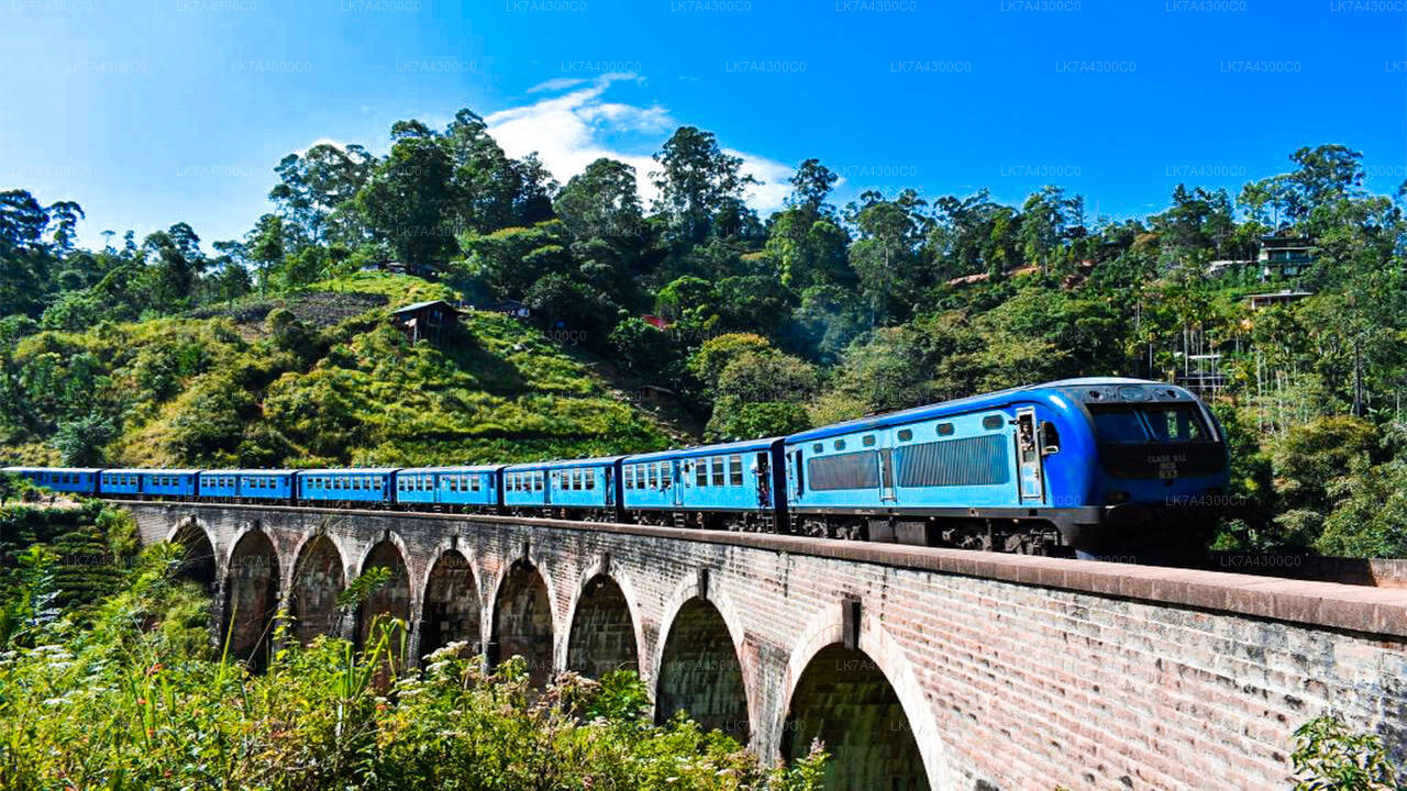 Weiterfahrt mit dem Zug von Nanu Oya nach Kandy (Zug Nr. 1006 „Podi Menike“)