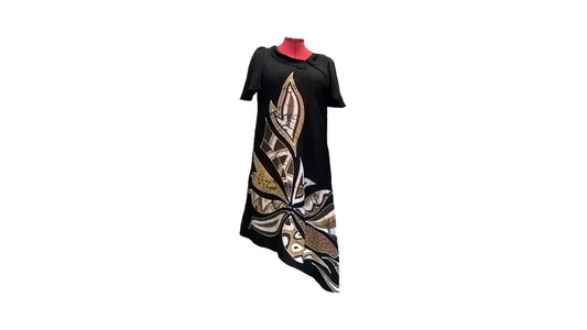 Handgefertigtes Batikkleid (Design A)