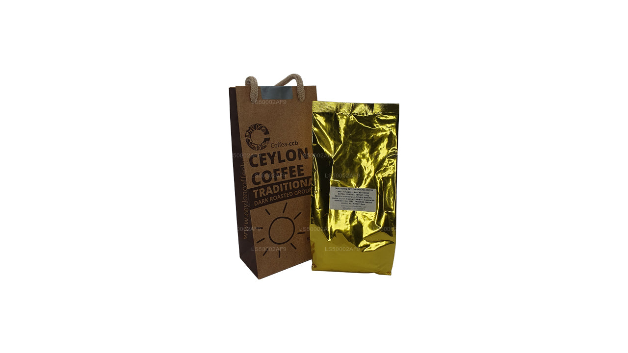 Traditioneller dunkel gerösteter gemahlener Kaffee (100 g)