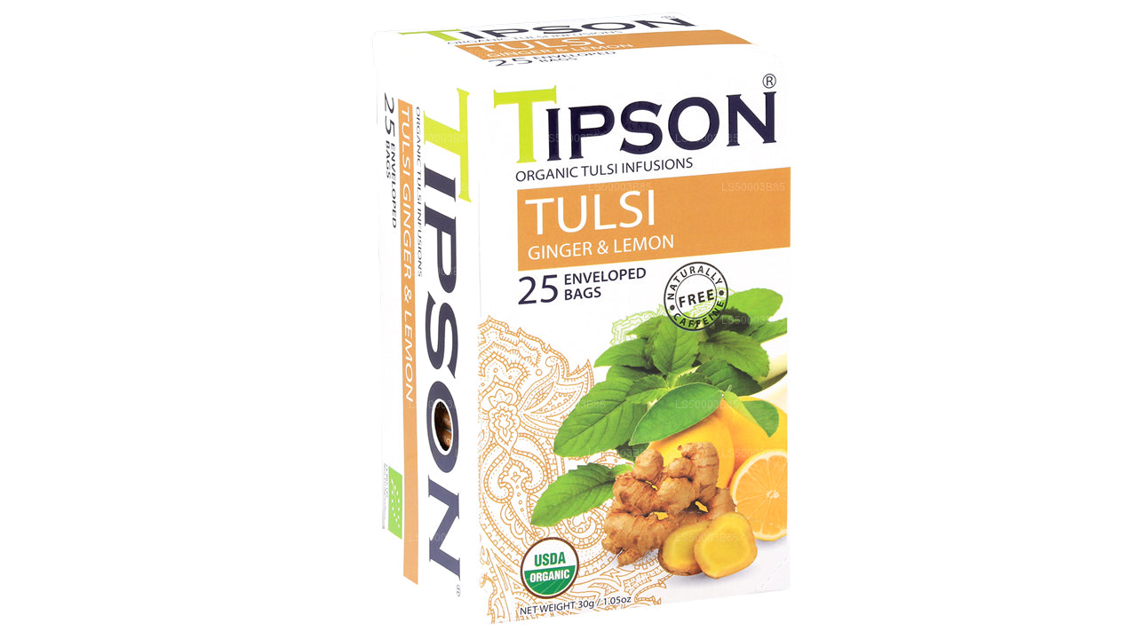 Tipson Tee Bio-Tulsi mit Ingwer-Zitrone (30g)