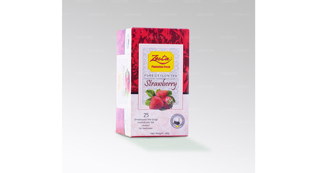 Zesta Erdbeer-Schwarztee – 25 Teebeutel (45 g)