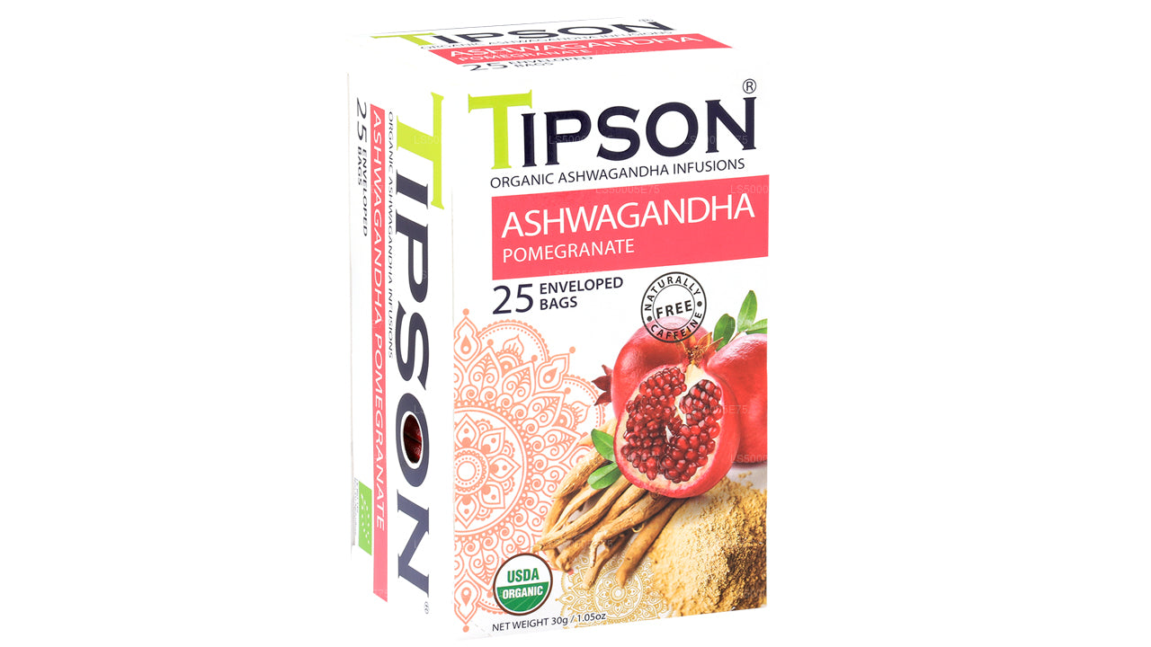 Tipson Tee Bio Ashwagandha mit Granatapfel (30g)
