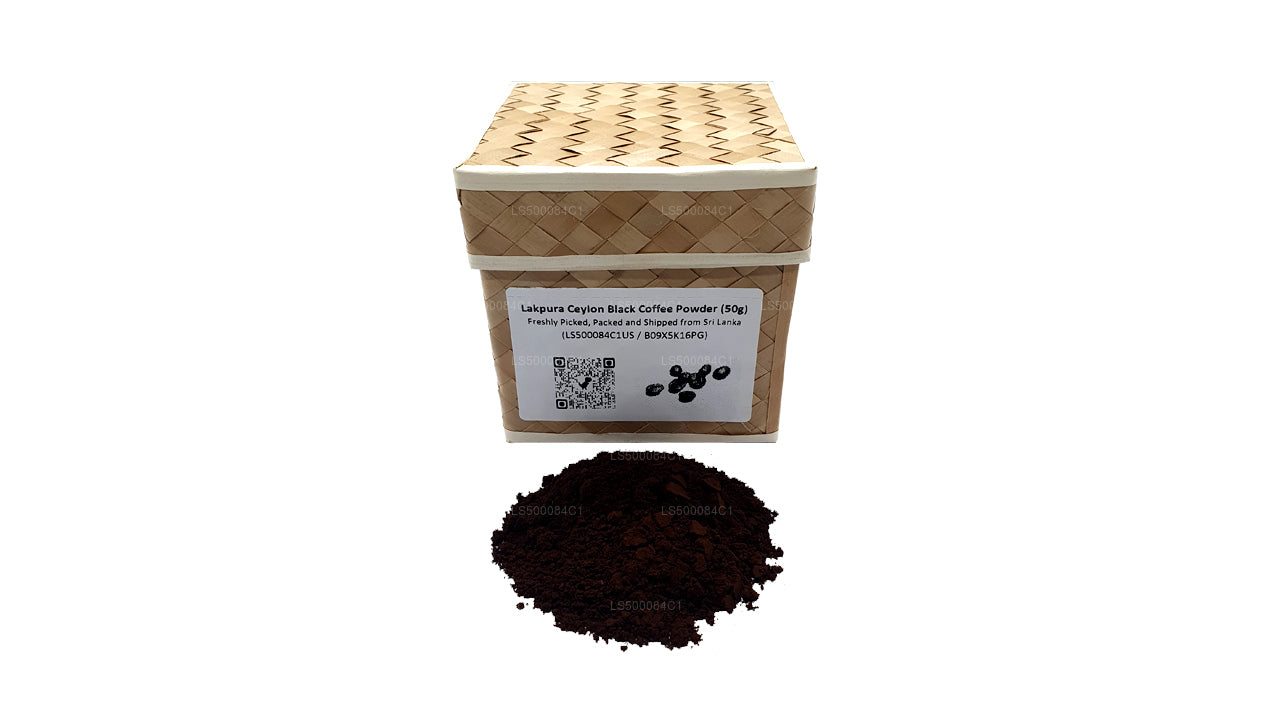 Lakpura Ceylon Schwarzkaffeepulver (50 g)