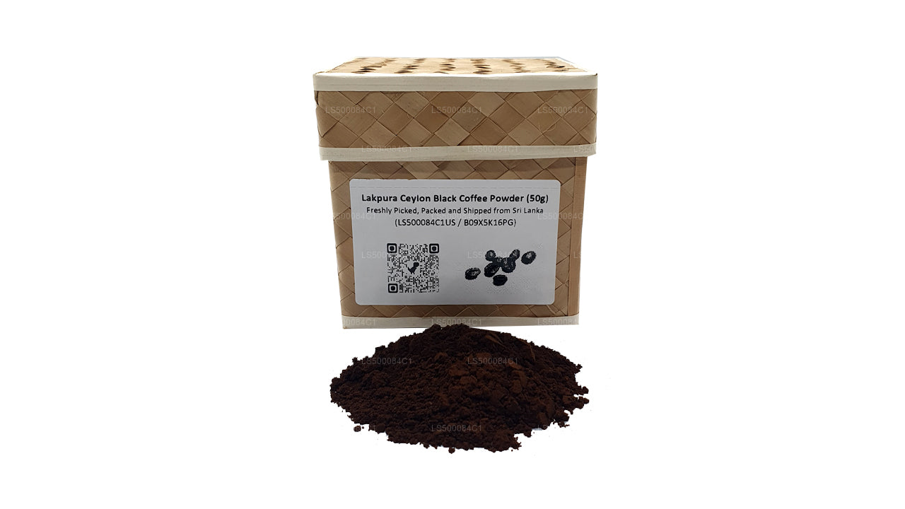 Lakpura Ceylon Schwarzkaffeepulver (50 g)