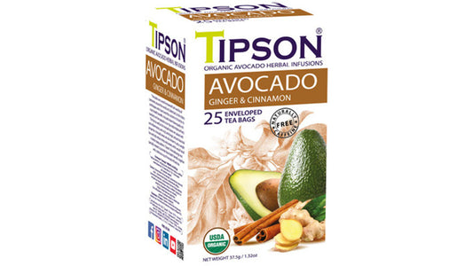 TIPSON – HERBAL – AVOCADO – BOX – FTBH – F&amp;PE – BIO – INGWER &amp; ZIMT (37,5 g)