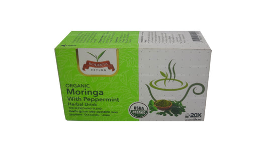 Rolanta Bio-Moringa mit Pfefferminz-Kräutergetränk (40 g), 25 Teebeutel