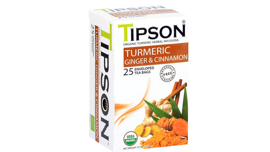 Tipson Tee Bio-Kurkuma, Ingwer und Zimt (37,5 g)
