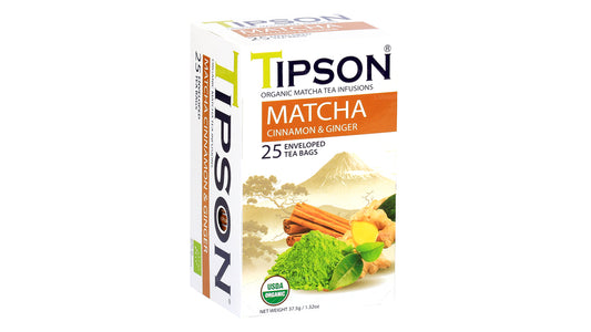 Tipson Tee Bio-Matcha-Zimt und Ingwer (37,5 g)