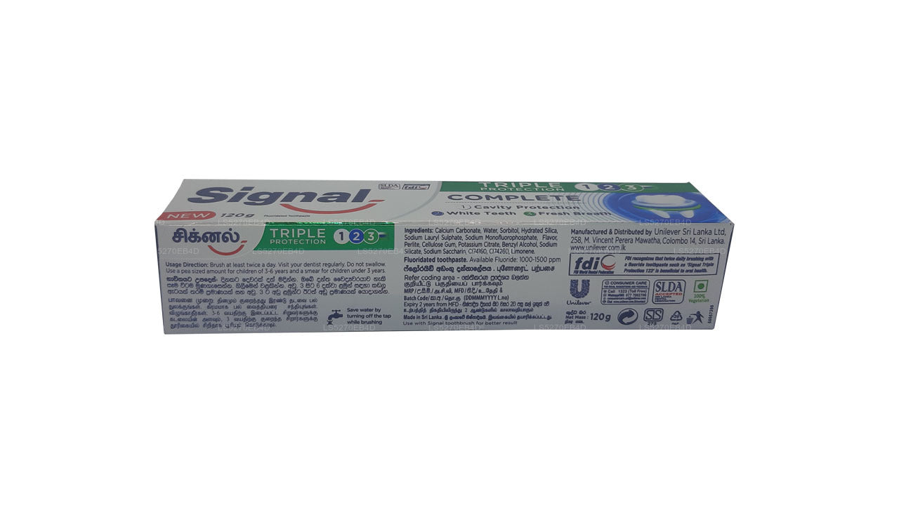 Signal Triple Protection Zahnpasta (120 g)