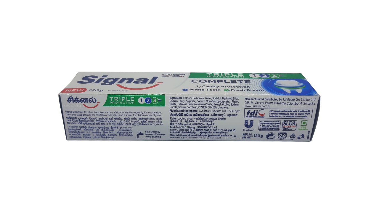 Signal Triple Protection Zahnpasta (120 g)