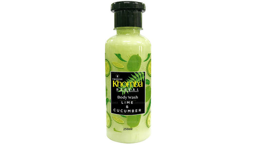 Swadeshi Khomba Limetten- und Gurken-Körperwaschmittel (250 ml)