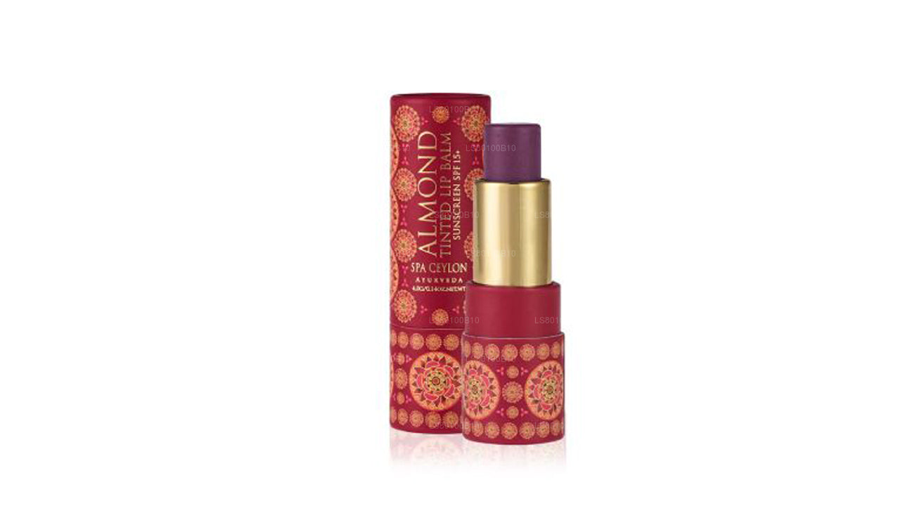 Spa Ceylon Mandel getönter Lippenbalsam – Damson SPF 15+