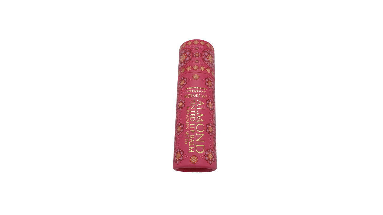 Spa Ceylon Mandel getönter Lippenbalsam – Lotus SPF 15+