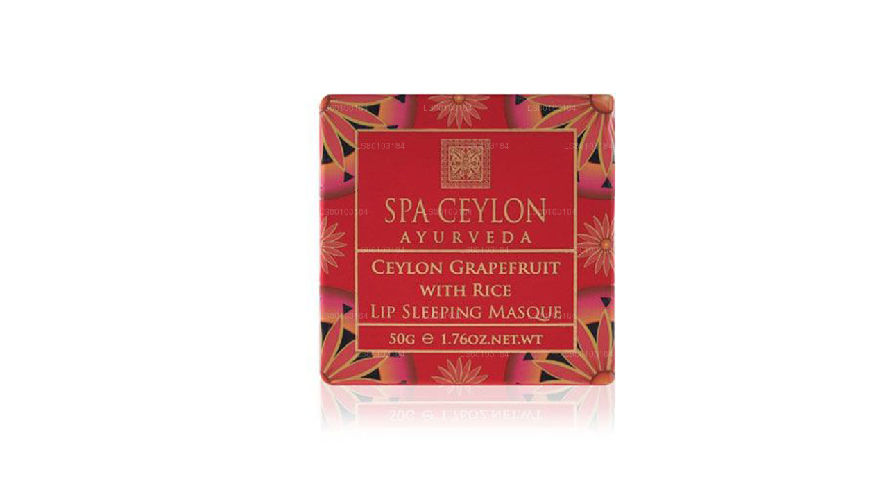 Spa Ceylon Ceylon Grapefruit mit Reis – Lippenschlafmaske (50 g)