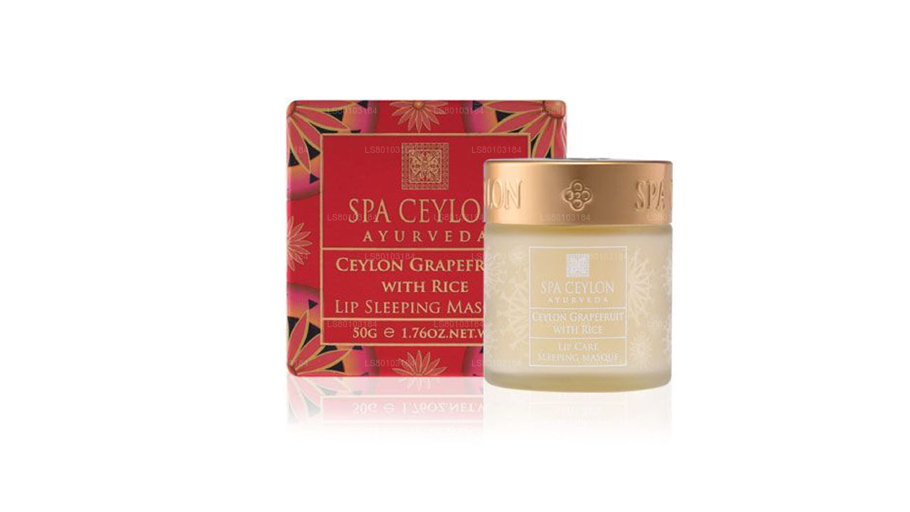 Spa Ceylon Ceylon Grapefruit mit Reis – Lippenschlafmaske (50 g)