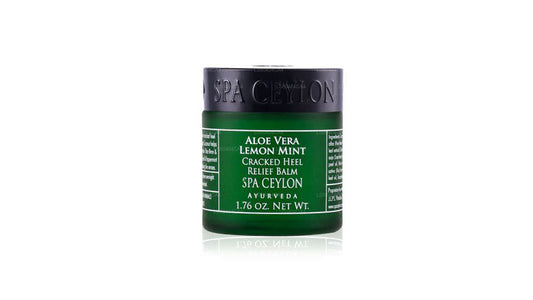 Spa Ceylon Aloe Vera Pflegebalsam mit Zitronenminze und rissiger Ferse (50 g)