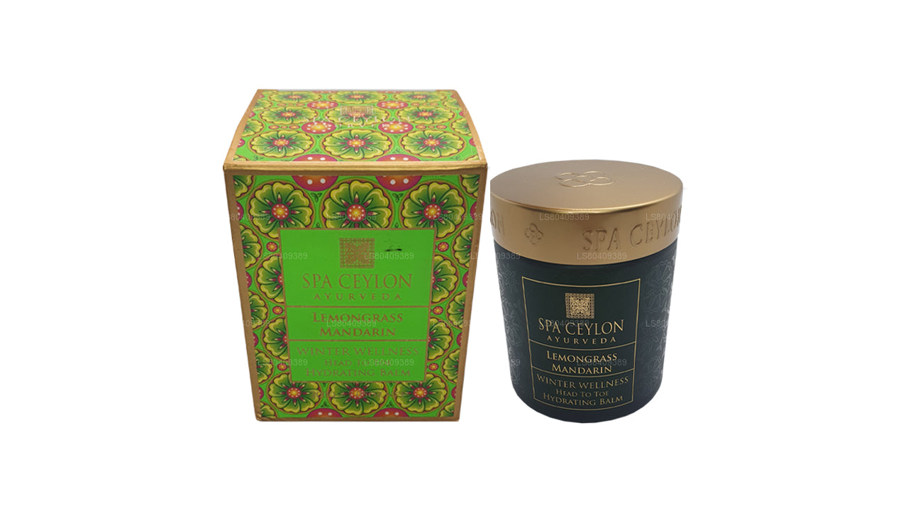 Spa Ceylon Zitronengras Mandarine Winter Wellness Feuchtigkeitsbalsam von Kopf bis Fuß (200 g)