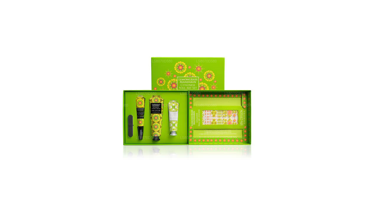 Spa Ceylon Lemongrass Mandarin – Ceylonesisches Nagelkunst-Set