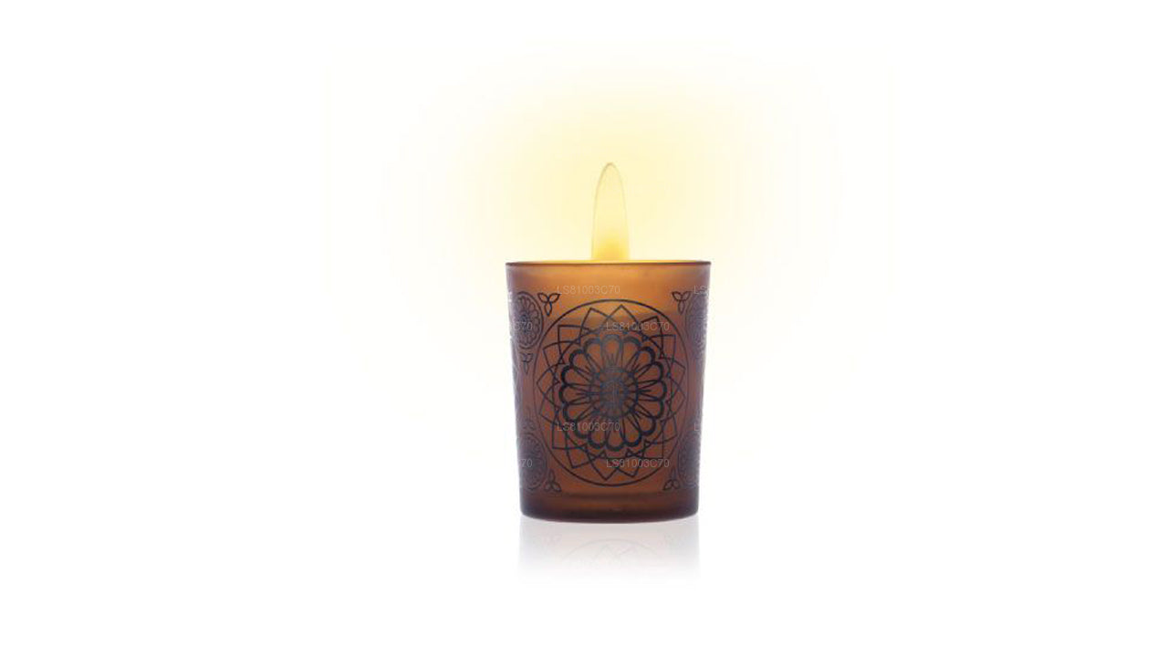 Spa Ceylon Gewürztes Sandelholz – Aromaveda Natural Candle (50g)