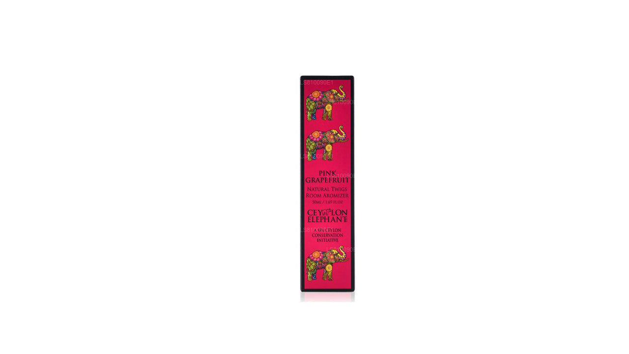 Spa Ceylon Ceylon Elefant Rosa Grapefruit Natürlicher Zweig-Raumaromizer (50 ml)