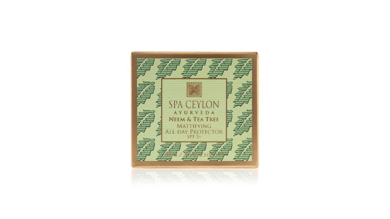 Spa Ceylon Neem- und Teebaum-Mattierungsgel für den ganzen Tag (SPF 5+), 100 g