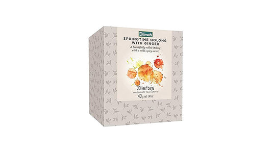 Dilmah Vivid Springtime Oolong mit Ingwer-Teebeutel, Nachfüllpackung (40 g).