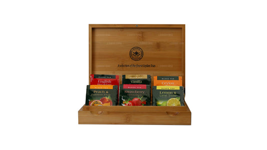 Ahmad Tea Tea Companion Geschenkbox (6 x 8 TB) 48 Folien-Teebeutel aus Holz