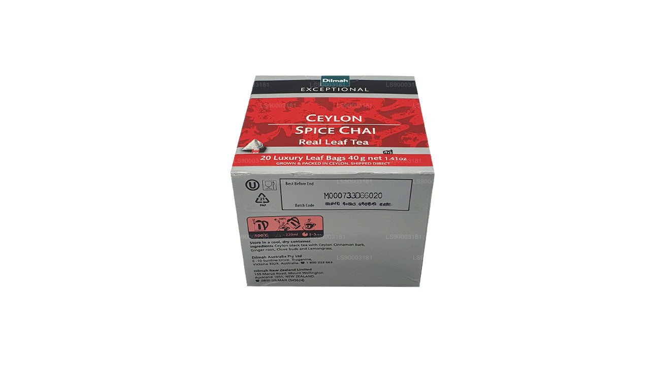 Dilmah Exceptional Ceylon Spice Chai (40 g) 20 Teebeutel