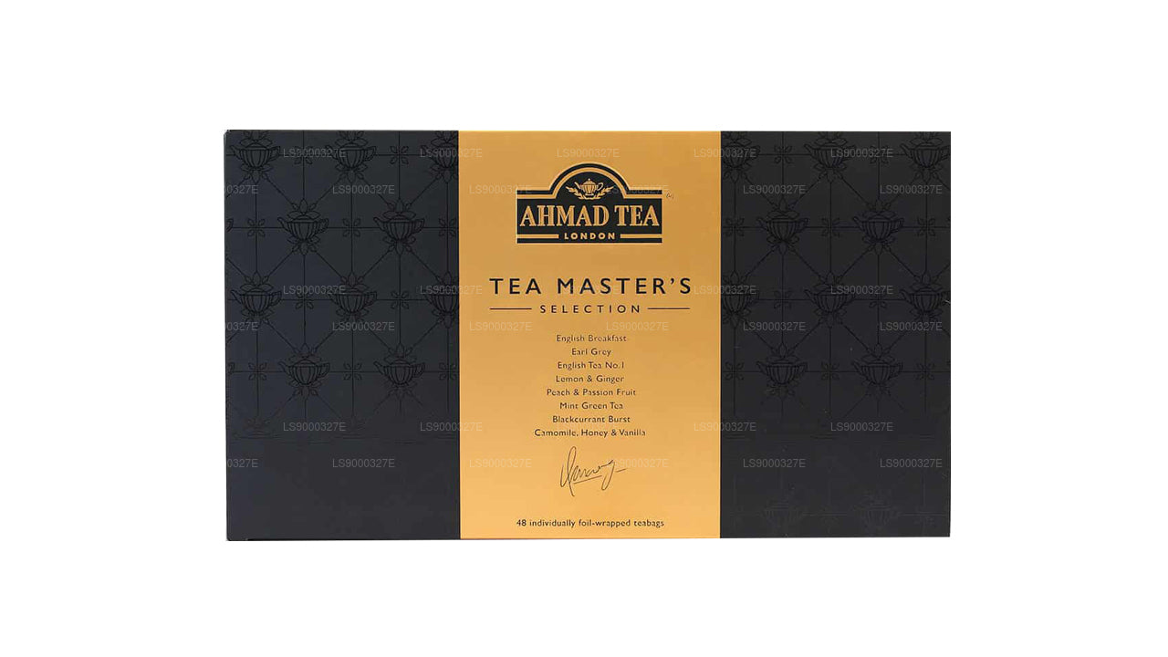 Ahmad Tea Tea Master's Selection (8x6tb) 48-Folien-Teebeutel-Box (Schwarz &amp; Gold)