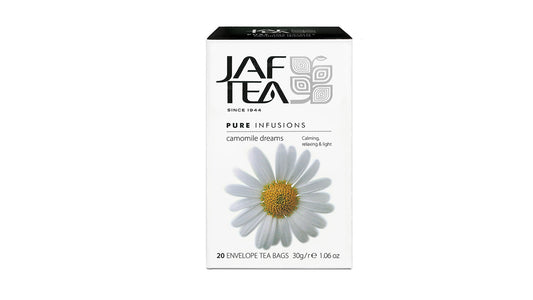 Jaf Tea Pure Infusions Collection Teebeutel, Camomile Dream, in Folie verpackt, 30 g