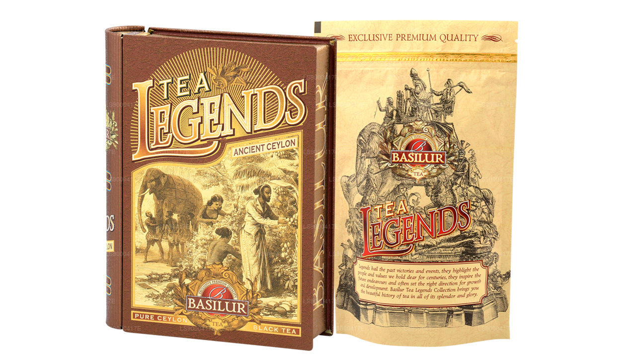 Basilur Teebuch „Tea Legends Ancient Ceylon“ (100 g) Caddy