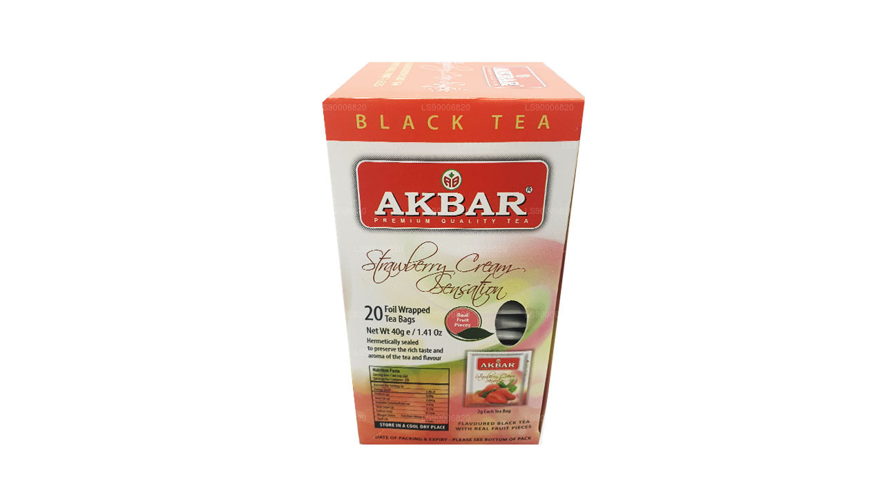 Akbar Strawberry Cream Sensation (40 g) 20 Teebeutel