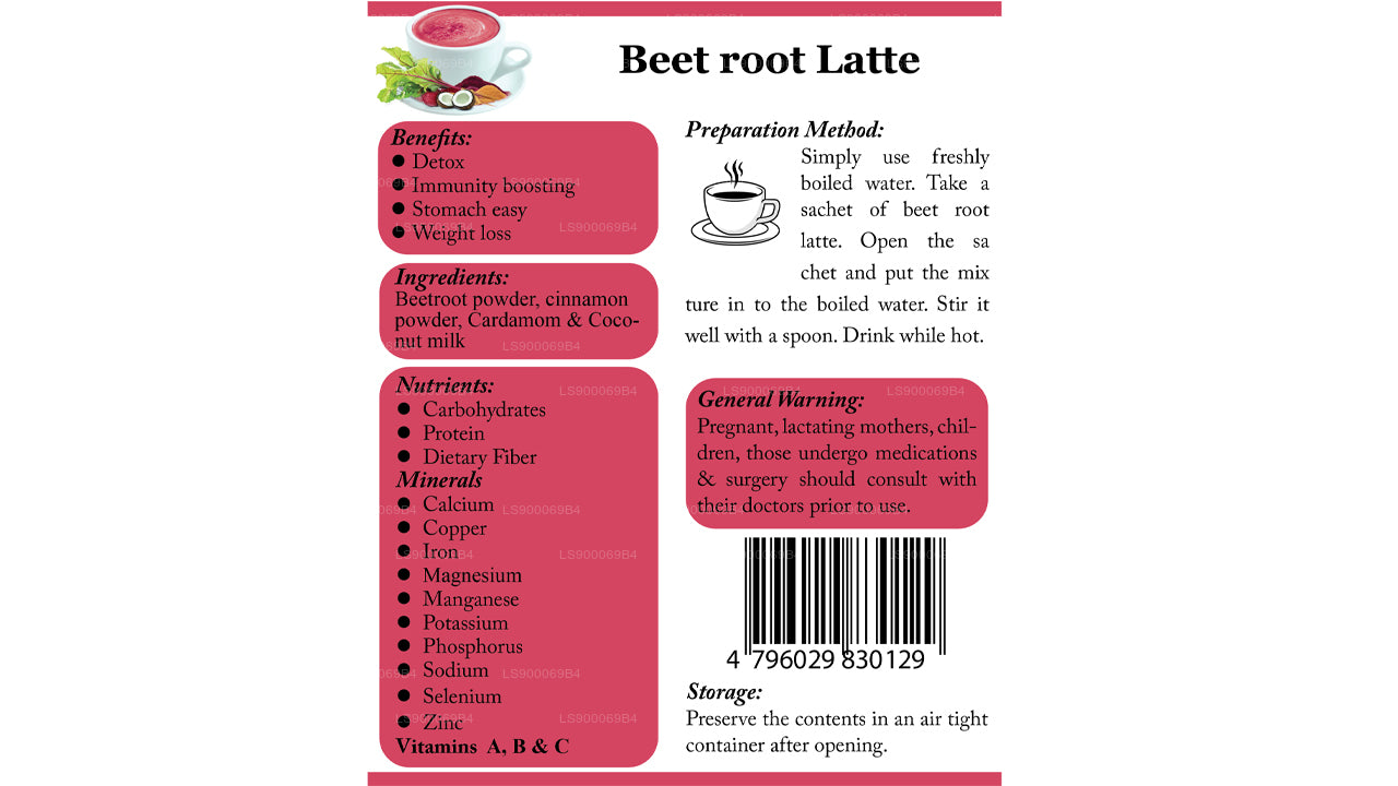 Lifetone Rote-Bete-Wurzel-Latte (40g)